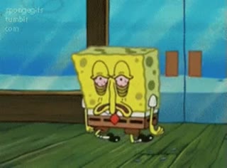 Spongebob tired