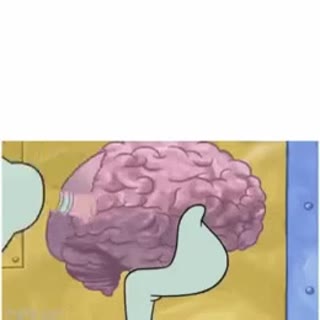 Squidward Erasing Brain