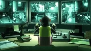 Toy Story 3 monkey waiting